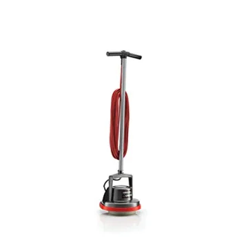 Oreck Commercial Orbiter Hard Floor Cleaner Machine, Multi-Purpose Floor Cleaning, Random Orbital Drive, Wide Cleaning Path, 50-Foot Long Cord, ORB550MC, Gray/Red