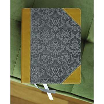 NIV, Journal the Word Reference Bible - Perfect for Note-Taking & Study, Leathersoft Cover, Gold/Gra...