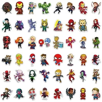 200PCS Waterproof Teens Hero Stickers for All Ages