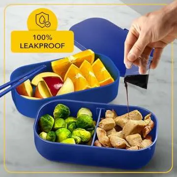 Insulated Stackable Bento Box - Reusable & Leakproof