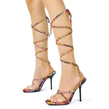 Stylish Cape Robbin Strappy High Heels for Women
