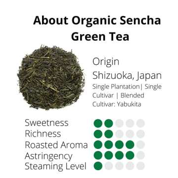 Ocha & Co. Organic Sencha - Mild & Refreshing Green Tea