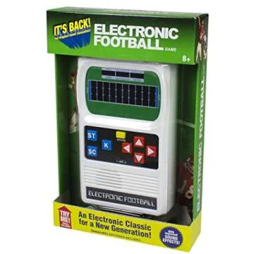 Basic Fun Classic, Retro Handheld Football Electronic Game, One Size Fits All