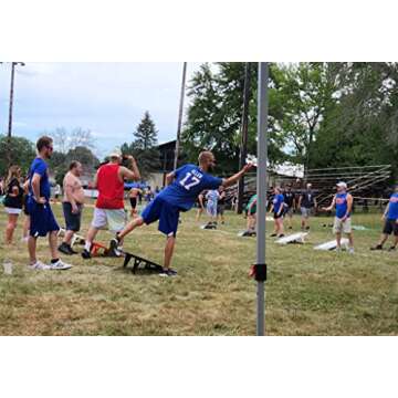 LAWNCH The Yard Game (Yellow) | Outdoor Game Set | Yard Game for Adults and Family | Toss Game | Lawn Games | Indoor Party Games for Adults | Backyard and Tailgate Game | Beach Games for Teens