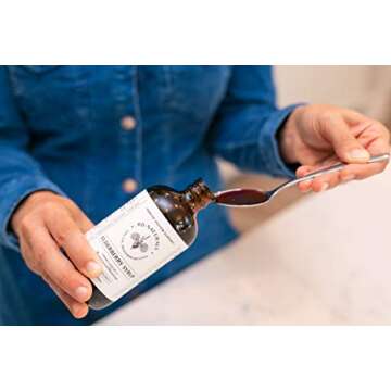 Elderlane Elderberry Syrup Immune Support Supplement - Immune Support for Kids - Immune Boosters for Adults - Natural Immunity Booster - Made with Honey & Elderberries - Gluten-Free - 8.5 Fl Oz