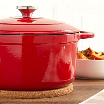 4 Pack Cork Trivets for Hot Dishes - Stylish Protection