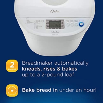 Oster Expressbake Breadmaker 2 lb Capacity White Ivory
