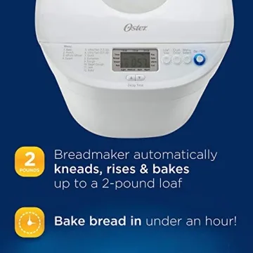 Oster Expressbake Breadmaker 2 lb Capacity White Ivory