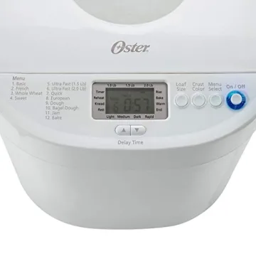 Oster Expressbake Breadmaker 2 lb Capacity White Ivory