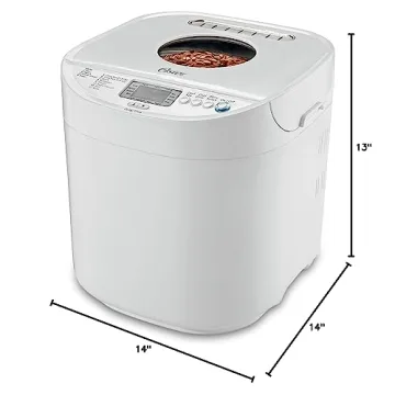 Oster Expressbake Breadmaker 2 lb Capacity White Ivory