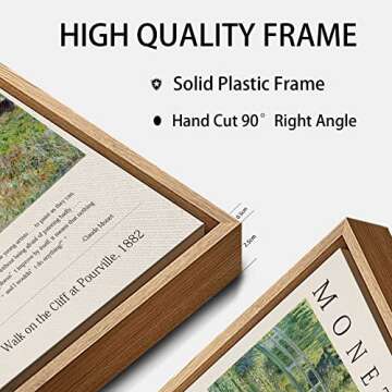 Zzuyi Monet Canvas Print Wall Art for Home Decor