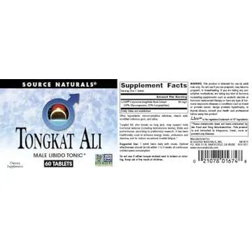Source Naturals Tongkat Ali Male Libido Tonic* - 60 Tablets