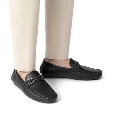 Bruno Marc Men's Driving Penny Loafers Casual Slip-on Moccasins Shoes,Size 10,Black,HUGH-01