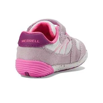 Merrell Bare Steps A83 Sneaker (Toddler), Lilac/Berry, 5.5 Wide US Unisex Little_Kid