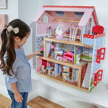 KidKraft Chelsea Doll Cottage - Perfect Gift for Kids