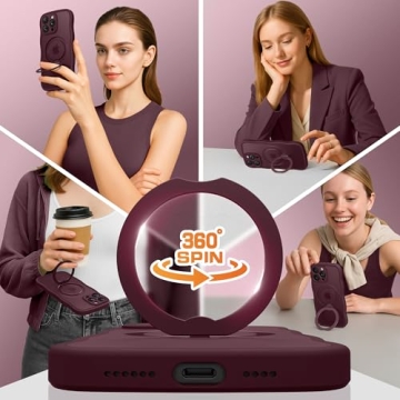 GolbinBox iPhone 15 Pro Max Case with Magnetic Stand