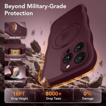 GolbinBox iPhone 15 Pro Max Case with Magnetic Stand