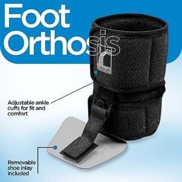 Ossur Foot-Up Drop Foot Brace for Ultimate Comfort