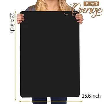 LEOBRO Silicone Mat, 23.4”x 15.6” Large Silicone Mats for Resin Crafts, Playdough Mat, Thick Sil...