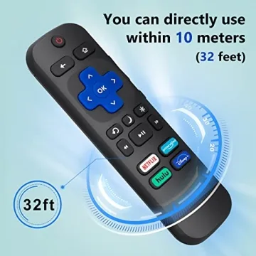 Replacement Remote Control for Roku TVs - Pack of 2