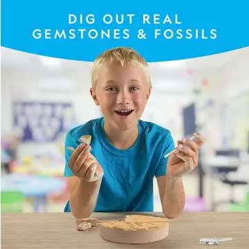 Mega Fossil Gemstone Kit for Nature Exploration