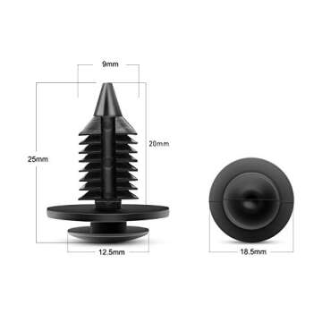 GOOACC OEM # N805155-S Interior Door Panel Clips for Ford & Dodge – 25 Pack