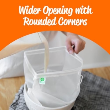 Bigger Better Nut Milk Bag for Homemade Milks & Yogurt