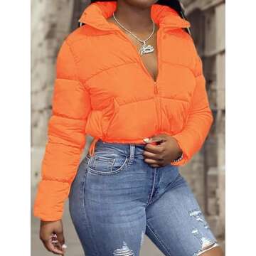 Ebifin Lightweight Cropped Women's Jacket - Stylish Versatile Wear