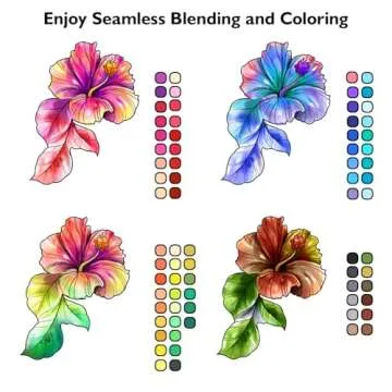 iBayam Art Markers Set, 72 Colors Dual Tip Brush Pens for Adult Coloring Book, Note-Taking, Calligra...