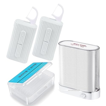 Holy Rose Dental Floss Picks - 168 Count Portable & Travel Case