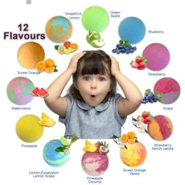 Colorful Kids Bath Bombs with Surprise Animal Toys