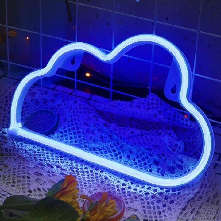 Cloud Neon Sign - USB or Battery Powered Home Decor