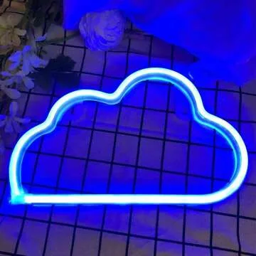 Cloud Neon Sign - USB or Battery Powered Home Decor