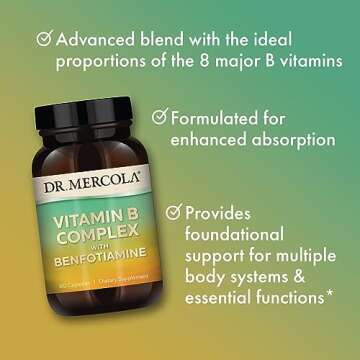 Dr. Mercola Vitamin B Complex for Energy and Mood
