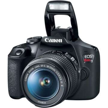 Canon EOS Rebel T7 DSLR Camera with Essential Accessories