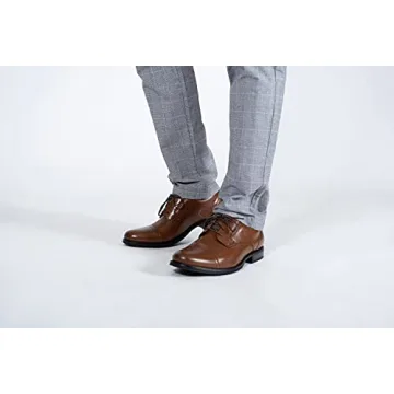 Dockers Men's Oxford Shoe - Tan Cap Toe Dress Shoes