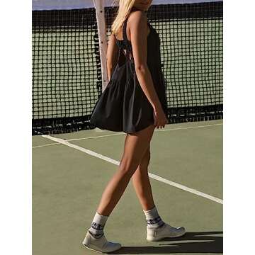 Chic AnotherChill Women's Tennis Dress with Built-in Shorts
