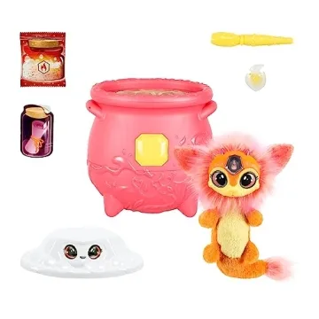 Magic Mixies Cauldron with Fire Plushie Surprise