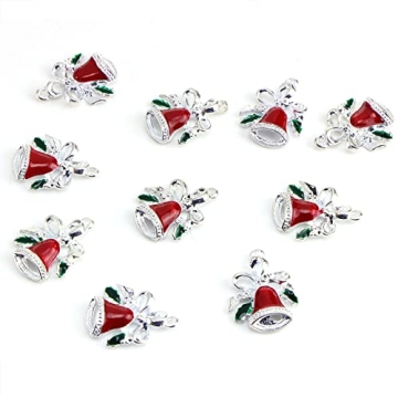 24 Pcs Enamel Christmas Charms for DIY Jewelry Crafting