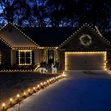 C9 Christmas Lights Outdoor for Pathway and Yard