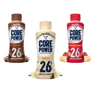 Veher Fairlife Core Power 26g Protein Milk Shakes Variety Pack, Ready To Drink for Workout Recovery,...