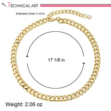 14K Gold Cuban Link Necklace Unisex Luxury Jewelry