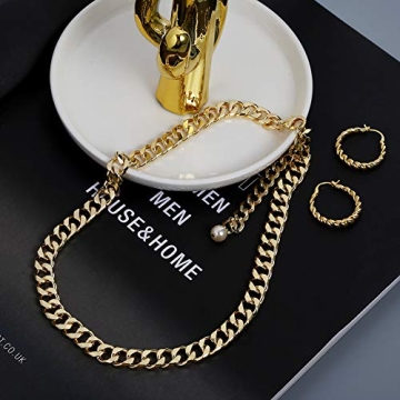 14K Gold Cuban Link Necklace Unisex Luxury Jewelry