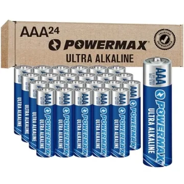 Powermax 24-Count AAA Batteries - Ultra Long Lasting with 10-Year Shelf Life