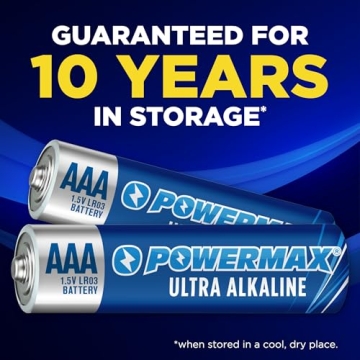 Powermax 24-Count AAA Batteries for Long-Lasting Power