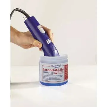 Top Performance Extend-A-Life Blade Rinses — Handy Cleaners for Dog-Grooming Clippers, 16oz ,Black