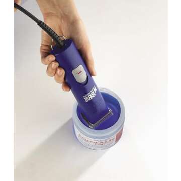 Top Performance Extend-A-Life Blade Rinses — Handy Cleaners for Dog-Grooming Clippers, 16oz ,Black