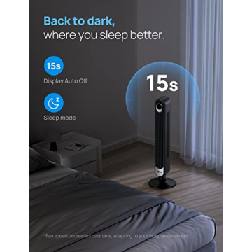 Dreo Smart Tower Fan with Remote Control and Oscillation