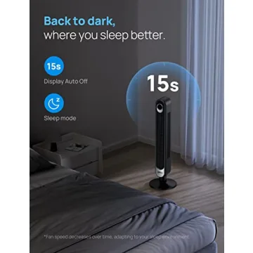 Dreo Smart Tower Fan with Remote Control and Oscillation