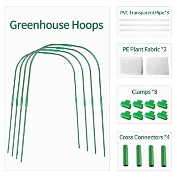 POTEY Raised Garden Bed with Greenhouse Covers for Gardening